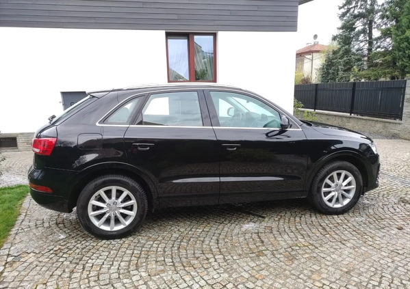 Audi Q3 cena 98600 przebieg: 122750, rok produkcji 2018 z Pilawa małe 79